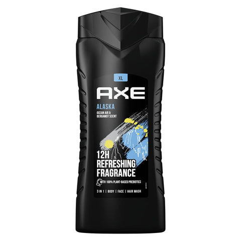 AXE XL 3-In-1 400ml 12H  Refreshing Alaska Fragrance Body, Face, and Hair Wash