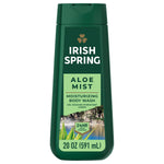 Irish Spring 591mL Aloe Mist 24 Hour Moisturizing Face and Body Wash