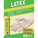 Ansell 50-Pack Lightly Powdered Latex Disposable Gloves