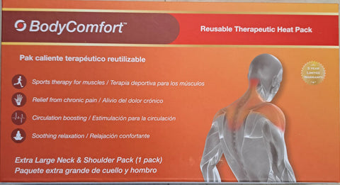 Body Comfort Renewable Therapeutic Heat Pack For Neck/Shoulder