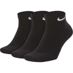 3-Pack Nike Everyday Cotton Cushioned Low-Cut Black Training Socks