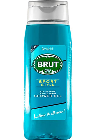Brut Paris 1965 500ml All-In-One Hair and Body Shower Gel