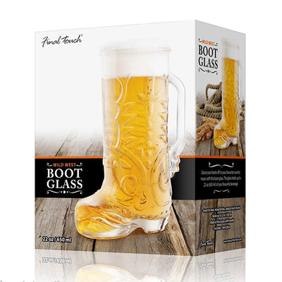 Wild West Glass Boot