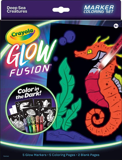 Crayola Glow Fusion Marker Colouring Set