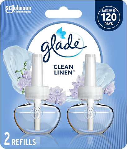 sc Johnson 2-Refill Clean Linen Swirl glade