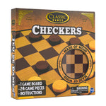 Classic Games 24-Piece Checkers