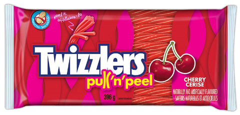 Twizzlers 396g Cherry Flavoured Twists Pull'N'Peel