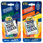3-Piece Crayola Project Quick-Dry Paint Sticks