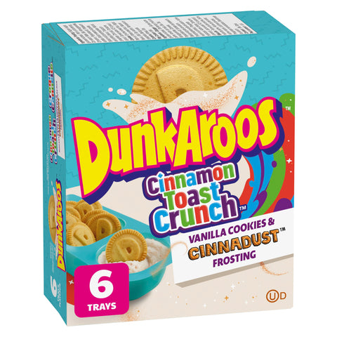 6 Pack Dunkaroos Cinnamon Toast Crunch Vanilla Cookies And Biscuits