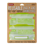 RUSSBE 4 Pack Reusable Snack And Sandwich Bags