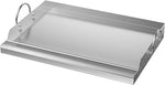 Universal Stainless Steel Rectangular Griddle for Gas BBQ Grills, 23" x 16"