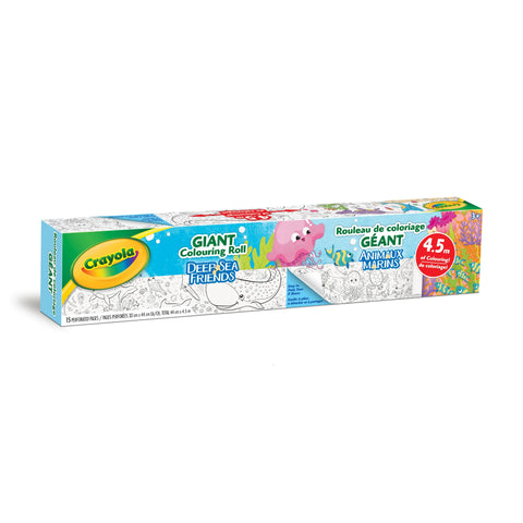 Crayola 15-Page Deep Sea Friends Giant Colouring Roll
