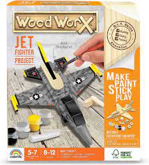 Wood Worx Fighter Jet Project Kit