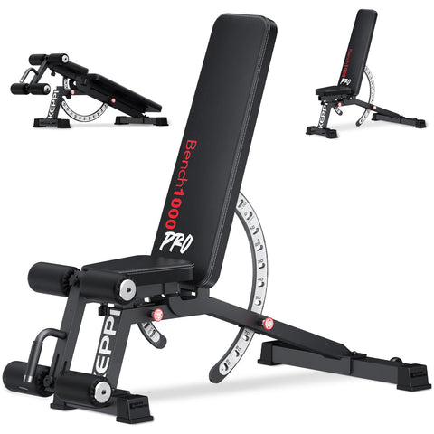 Keppi Fitness Bench 1000 PRO Weight Bench  (PICK UP ONLY)