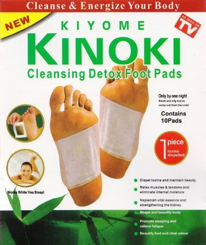 10 Piece Kinoki Cleanse And Energize Foot Patch
