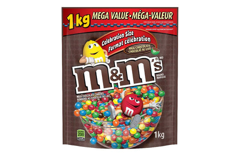 1kg Celebration Size Mega Value M&Ms