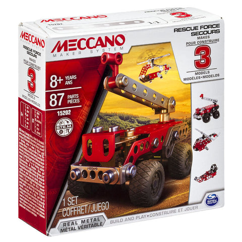 Meccano Engineering and Robotics 3-in-1 Rescue Squad