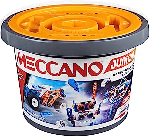 Meccano Junior 150 Piece Free Play Bucket