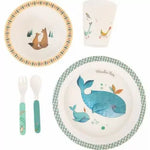 Moulin Roty 5-Piece Baby Tableware Set