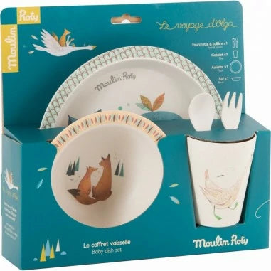 Moulin Roty 5-Piece Baby Tableware Set