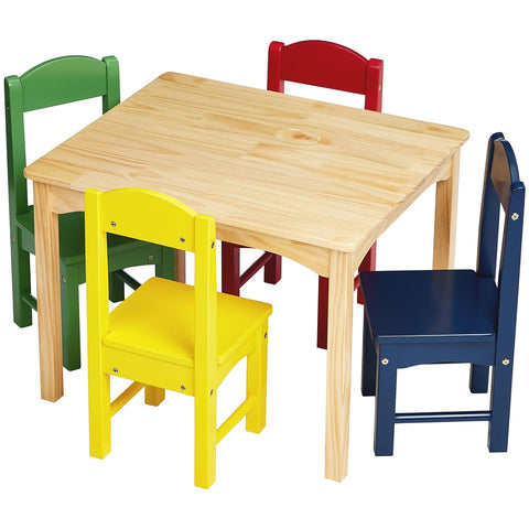 Amazon Basics 5PC Kids Table & Chairs Set