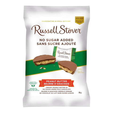 Russell Stover 85g Sugar-Free Peanut Butter Milk Chocolate