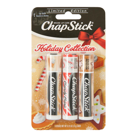 Limited Edition 3-Pack Brand Lip Care Chapstick
