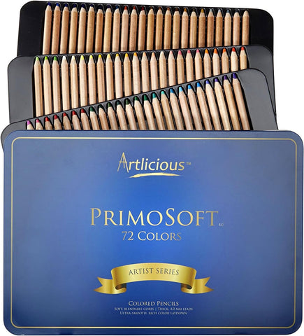 Primosoft 72pk Pencil Crayons