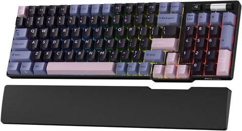 RK ROYAL KLUDGE RK96 RGB Limited Ed, 90% 96 Keys Hot Swappable Wireless Keyboard