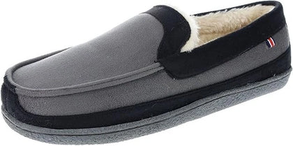 IZOD Memory Foam Grey Indoor/Outdoor Men's Slippers