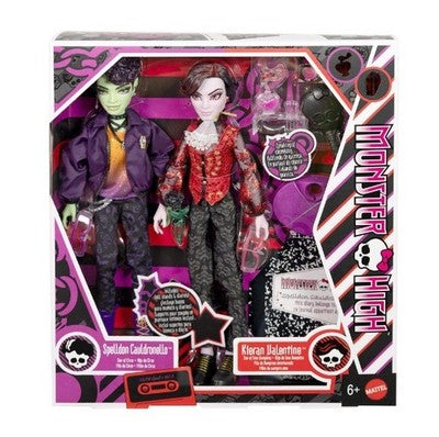 Monster High Spelldon Cauldronello and Kieran Valentine