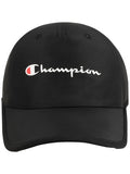 Champion Polyester Adjustable OSFA Adult Black Cap