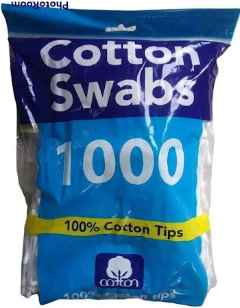 1000Pk  Cotton Swabs