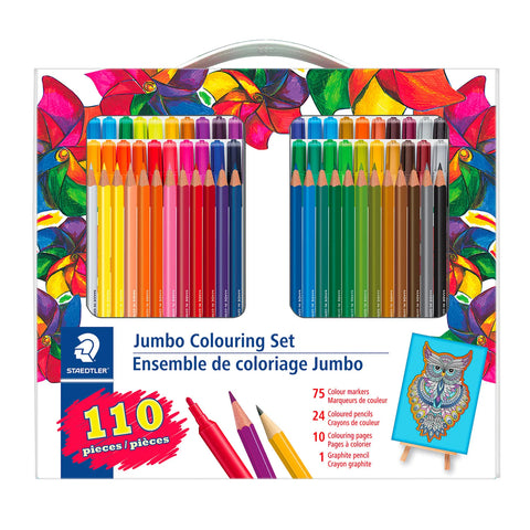 Staedtler Jumbo 110 Piece Colouring Set