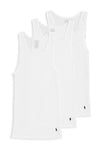 3 Pack Polo Ralph Lauren Cotton Ribbed Tanks
