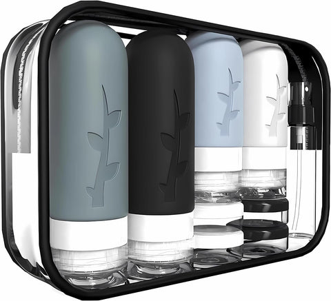 18 Pack Toiletry Travel Bottles