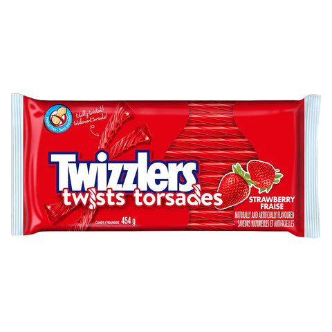 Twizzlers 454g Strawberry Flavoured Twists Torsades