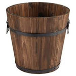 Wooden 12"Bucket Planter