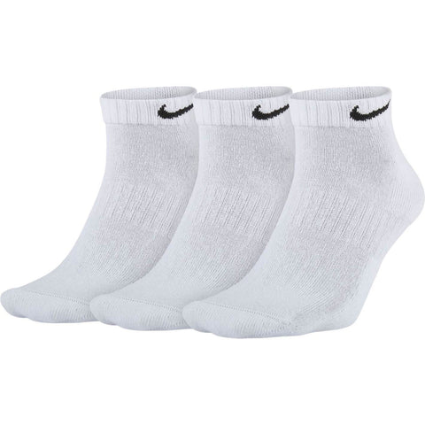 3-Pack Nike Everyday Cotton Cushioned Low-Cut White Training Socks