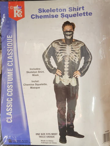 Men's Skeleton Shirt Costume (142 980)