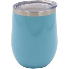 Thermal Stemless Wine Glass - Asst Colours - 350ml