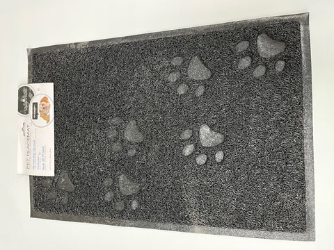 Barkley and Evans Black Pet Bowl Placemat