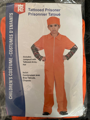 Kid's Tattooed Prisoner Costume Age 5-7 (141 990)