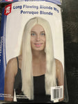 Long Flowing Blonde Wig -128362