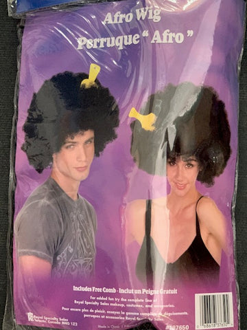 Afro Wig and Comb
