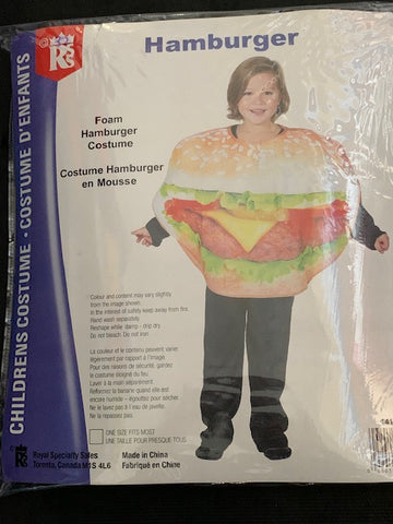 Kid's Hamburger Costume