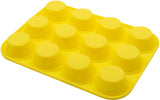 Marathon Premium Silicone Non-Stick Mini Muffin 12 Cup Pan