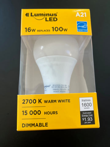 Luminus A21 100w LED Lightbulb