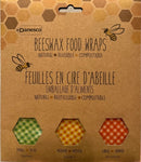 Danesco 3PK  Beeswax Food Wraps