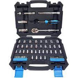 CHANNELLOCK 63 Piece Metric/SAE Socket Set, for 1/4" and 3/8" Drive